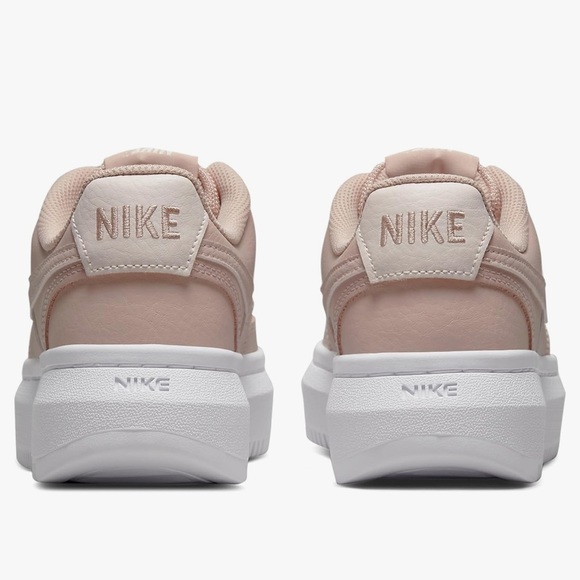 New women’s Baby Pink Nike Air Force 1 platform sneakers Size 9 - Picture 5 of 10